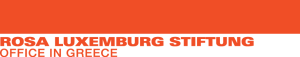 logo of RLS office in greece orange block letters underneath an orange solid block